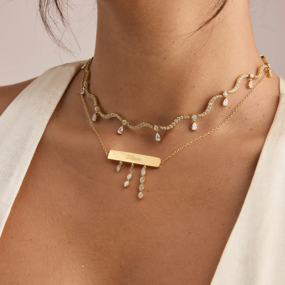 Serenna Drop Necklace - Image 2