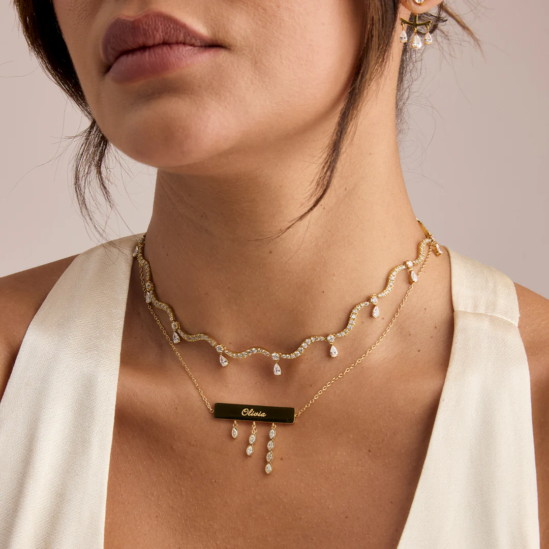 Serenna Drop Necklace - Image 3