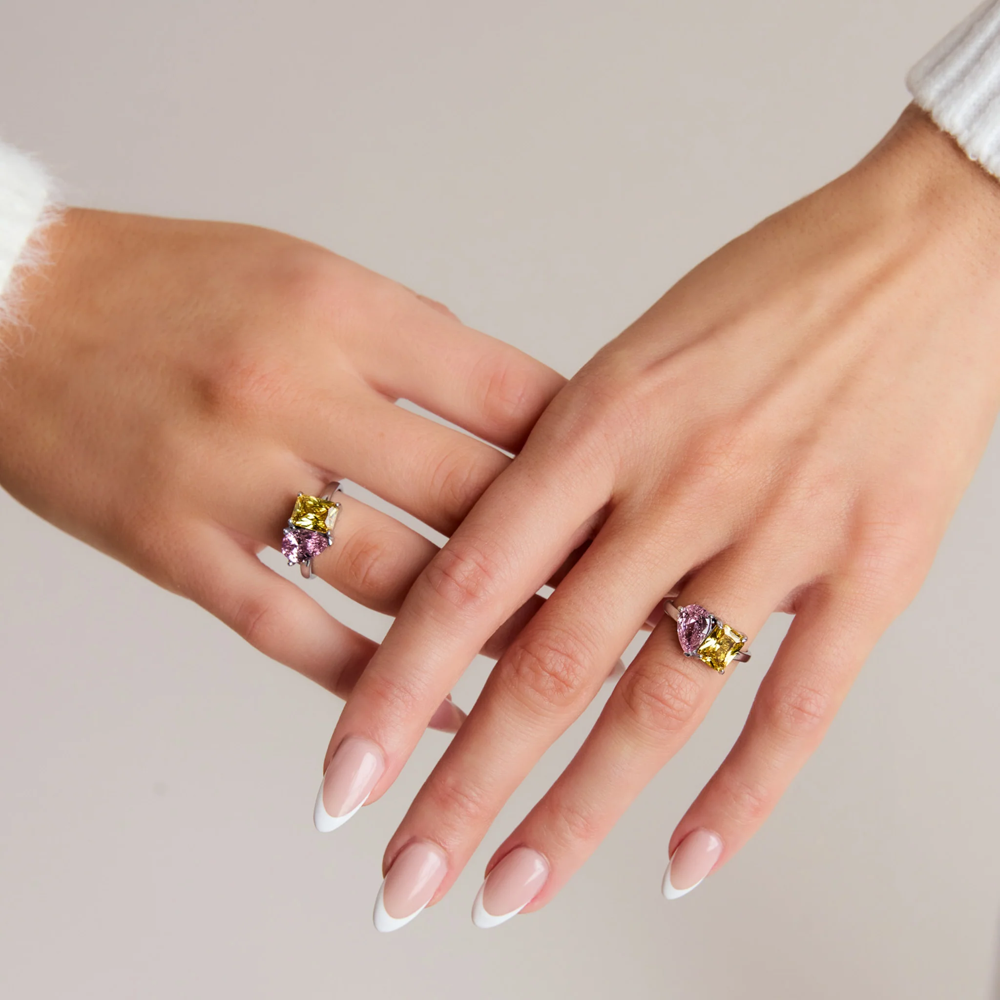 Toi Et Moi Birthstone Ring - Image 3